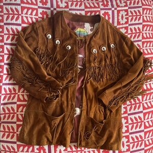 Vintage Suede Fringe Jacket